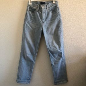 JCrew light-wash straight jeans